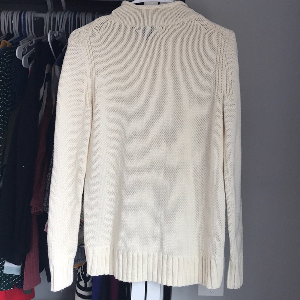 J. Crew Off-White Turtleneck, NWT - Picture 6 of 6